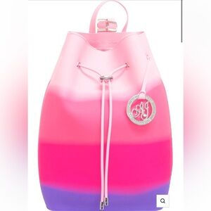 American Jewel Yummy Gummy Silicone Bucket Backpack pink & purple NWT RARE